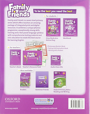 Sách Family and Friends 5 Class Book (without MultiROM) (British English Edition)