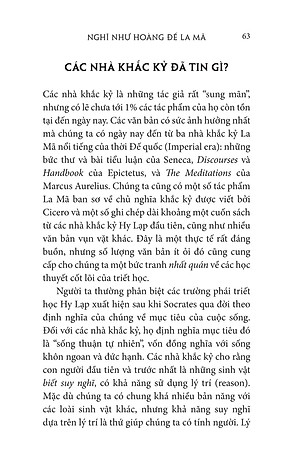 Sách Nghĩ Như Hoàng Đế La Mã - Triết Lý Khắc Kỷ Của Marcus Aurelius