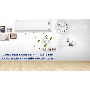 Máy lạnh 1 chiều Casper Inverter 12000BTU (1.5HP) MC-12IS33  ( Model 2022 ) - Hàng chính hãng  (Giao hàng toàn quốc )
