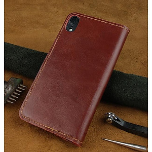 Bao da cho Iphone XR Handmade Da Bò Thật