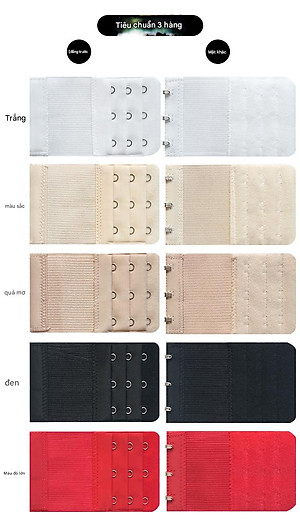 Móc Nối Tăng Size Áo Ngực 3 Móc 59S – Phụ Kiện Nới Rộng Bra Linh Hoạt