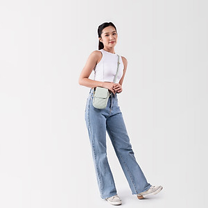 Túi Yuumy ( Thời trang nữ đi chơi size 11 - Túi đeo chéo da Seasand YN150 )