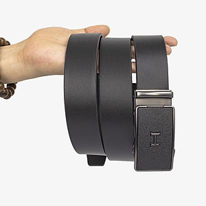 Thắt lưng nam, dây nịt nam da bò thật nguyên tấm Bụi Leather L110 - Khóa tự động, nhiều mặt khóa tùy chọn - Bảo hành 12 tháng