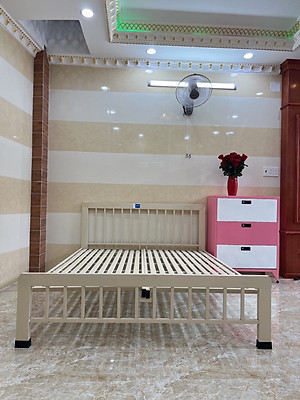 Giường sắt khung hộp kiểu mới 1M X 2M - ĐẠI THÀNH