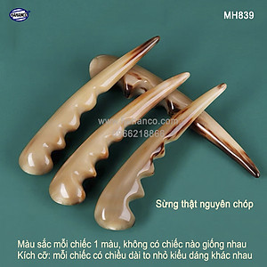 Dụng cụ DAY ẤN HUYỆT GAN/MẬT/TAY/CHÂN BẰNG SỪNG (MH839) Đả thông kinh mạch - Chăm sóc sức khỏe