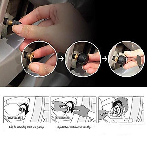 Cảm biến áp suất lốp TPMS van ngoài dùng pin năng lượng