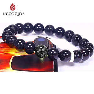 Vòng tay đá thạch anh tóc đen mệnh thủy, mộc - Ngọc Quý Gemstones
