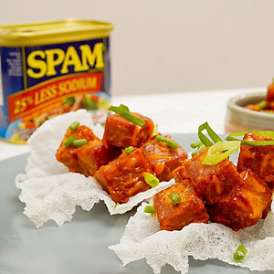 Thịt Hộp SPAM Giảm Mặn 340g - Nhập Khẩu Mỹ | Hormel SPAM Less Sodium 340g