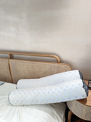 Ruột gối ôm trần trám LIDACO bông tự nhiên vải cotton 100% kích thước 35x100cm