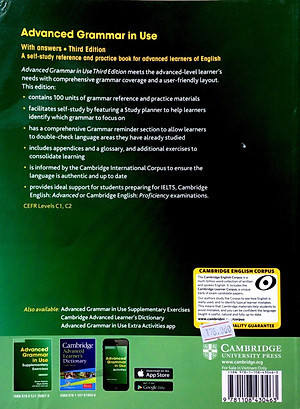 Advanced Grammar in Use Book with Answers  Edition: A Self-Study Reference and Practice Book for Advanced Learners of English