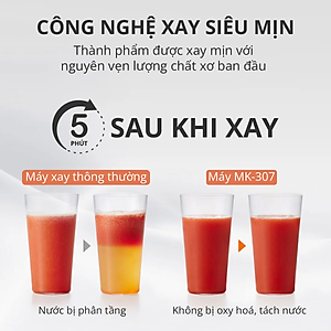Máy Xay Nấu Chân Không Đa Năng Mishio MK307 - Hàng Chính Hãng