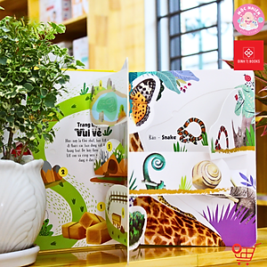 Sách Tương Tác Lật Mở Khám Phá Khổ lớn - Lift The Flap (Cho bé từ 0 - 6 Tuổi) - Đinh Tị