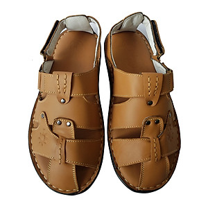 Sandal Nam Bít Mũi BIGGBEN Da Bò Thật SD44