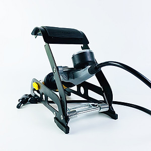 Bơm xe máy - Bơm xe đạp chân - Bơm đạp chân 2 ống đa năng - Bơm hơi đạp chân mini Xe Đạp, Xe Máy, Xe Ô tô, Xe Hơi Đa Năng Dễ Dàng Xếp Gọn thân hợp kim siêu bền, hỗ trợ cả van Mỹ và van Pháp Thương hiệu KIOTOOL