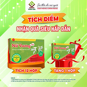 Nữ Vương New Vinh Gia Hỗ Trợ Cân Bằng PH Vùng Nhạy Cảm, Giảm Khí Hư, Ngứa Vùng Nhạy Cảm, Phòng Ngừa Các Bệnh Phụ Khoa Hộp 30 Viên