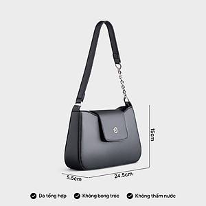 Túi Yuumy ( Thời trang nữ phối khóa trang trí - Túi đeo vai da Seasand YN182 )