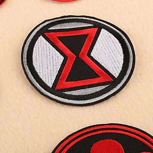 Sticker, Logo Patch Ủi Quần Áo phong cách Siêu Anh Hùng Marvel