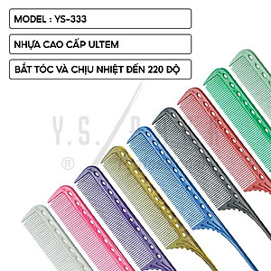 Lược chải hóa chất Nhật Bản YS PARK đuôi nhọn chịu nhiệt cao cấp YS-101 hàng chính hãng