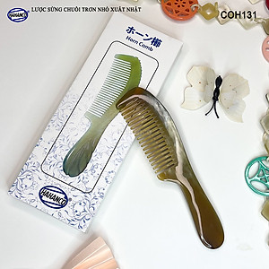 Lược sừng xuất Nhật (Size: S - 14cm) COH131 - Mẫu tiêu chuẩn - Chăm sóc tóc