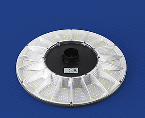 Đèn năng lượng mặt trời UFO kim cương 1000W,Vỏ nhựa ABS,Tấm pin liền,Cảm biến chuyển động, Ánh sáng trắng