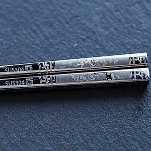 Set 05 đôi đũa inox 304 - 316 DandiHome 2020 chống trơn trượt, sang trọng, tinh tế