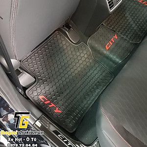 Thảm sàn, lót sàn cao su 3D cho Honda City 2015-2021