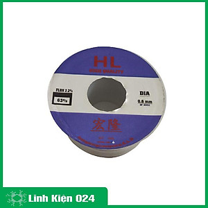 Thiếc hàn HL 0.6mm 63% Hàn Quốc 100g cho mối hàn bóng đẹp