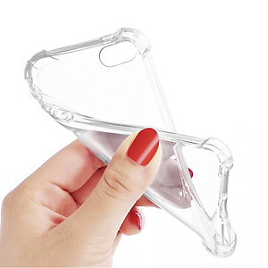 Ốp lưng silicon chống sốc phát sáng Protective Case cho iPhone (Trong suốt) - Hàng nhập khẩu