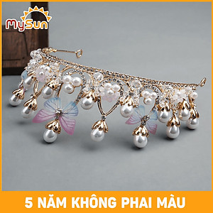 Vương miện công chúa cài tóc cho bé gái dịp sinh nhật pha lê Hoàng gia – MySun