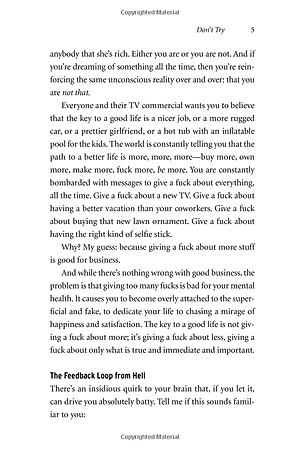 Sách The Subtle Art of Not Giving a F*Ck : A Counterintuitive Approach to Living a Good Life