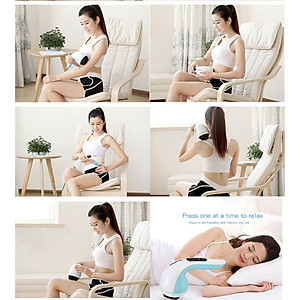 Máy massage cầm tay pin sạc 8 đầu Puli PL-607DC3