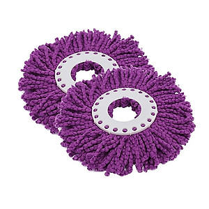 Bông Lau Nhà 360 Độ Sợi Microfiber Thấm Hút Nhanh, Màu Ngẫu Nhiên - Hàng chính hãng 