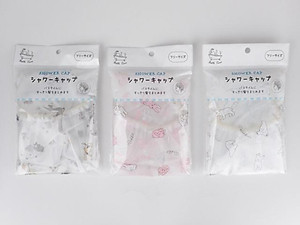 Mũ trùm đầu khi tắm họa tiết dễ thương Ø30cm, giúp tránh bị ướt tóc khi tắm, bảo vệ tóc khỏi nước và các tác hại hóa chất - Hàng nội địa Nhật Bản