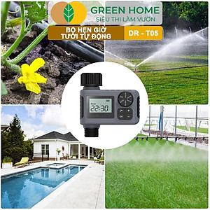 Bộ Hẹn Giờ Tưới Nước Tự Động Greenhome, Tropical TPC-T05, Chế Độ Tưới Thông Minh, Tiết Kiệm Nước