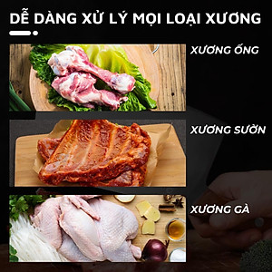 Dao chặt xương lớn DandiHome thép 4Cr13 nặng 890gr cao cấp