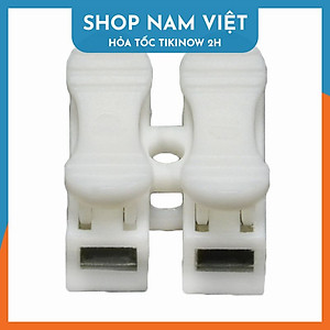 Domino Nối Dây Điện Nhanh, Cút Nối Dây 2 Đầu Cách Điện CH-2 - Hàng Chính Hãng