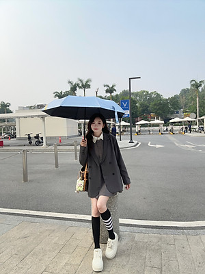 Ô dù che mưa che nắng chống UV Basic Nason Umbrella 8 nan đóng mở tự động gấp nhỏ gọn cầm tay