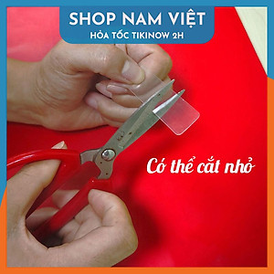 Hộp 60 Miếng Keo Nano 2 Mặt Trong Suốt Chống Nước, Không Để Vết Keo