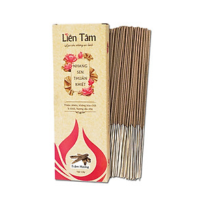 Nhang Trầm hương Liên Tâm - Hương thơm dịu nhẹ, 100% nguyên liệu tự nhiên, nguyên chất