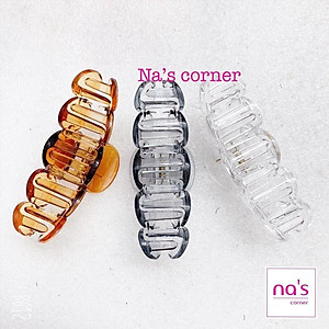 Gấp tóc nhựa trong kẹp gắp tóc càng cua 12 răng