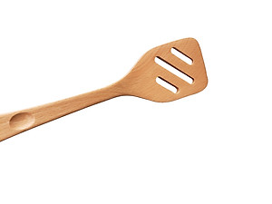 Sạn Xào 3 Rãnh Chiên Xào Thức Ăn - Sạn Gỗ TL39 Cán Dài  ( 35 x 8 cm ) - Đồ Gỗ Nhà Bếp Thương Hiệu Trường Sơn