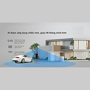 Camera IP WiFi Ngoài Trời EZVIZ H8 2K (2304 × 1296p) - Hàng chính hãng