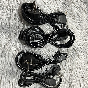 Dây Nguồn PC - Cắm PC - Màn Hình Máy Tính - Nồi Cơm Điện. Hàng Nhập Khẩu , màu Đen