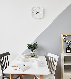 Đồng hồ treo tường Xiaomi Mijia aigo Im lặng Chính xác Phong cách thiết kế đơn giản Đồng hồ trắng cho trang trí nội thất trang trại
