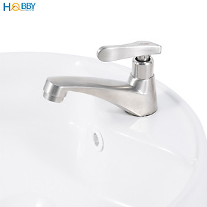 Vòi chậu rửa mặt lavabo dòng lạnh inox 304 Hobby home decor LBL6