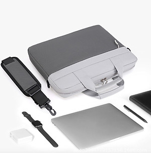 Túi xách chống sốc laptop máy tính surface, túi công sở nam nữ đeo chéo cặp đựng laptop