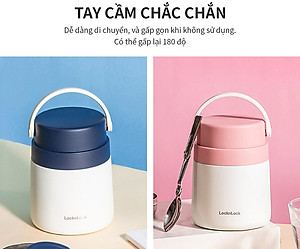 Hộp giữ nhiệt đựng đồ ăn có tay cầm Handle Food Jar LocknLock 700ml