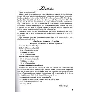 Đề Kiểm Tra Khoa Học Tự Nhiên 6 Dùng Kèm SGK Kết Nối Tri Thức Với Cuộc Sống