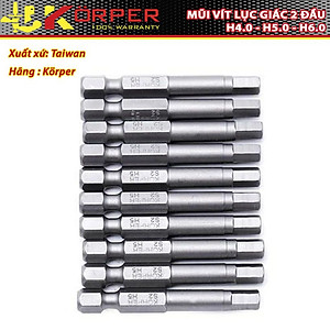 MŨI VÍT ĐẦU LỤC GIÁC KÖRPER 