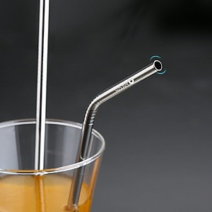 Combo 4 Ống Hút Inox 304 Kèm Cọ Rửa - Hàng Loại 1 - Chính Hãng MINIIN